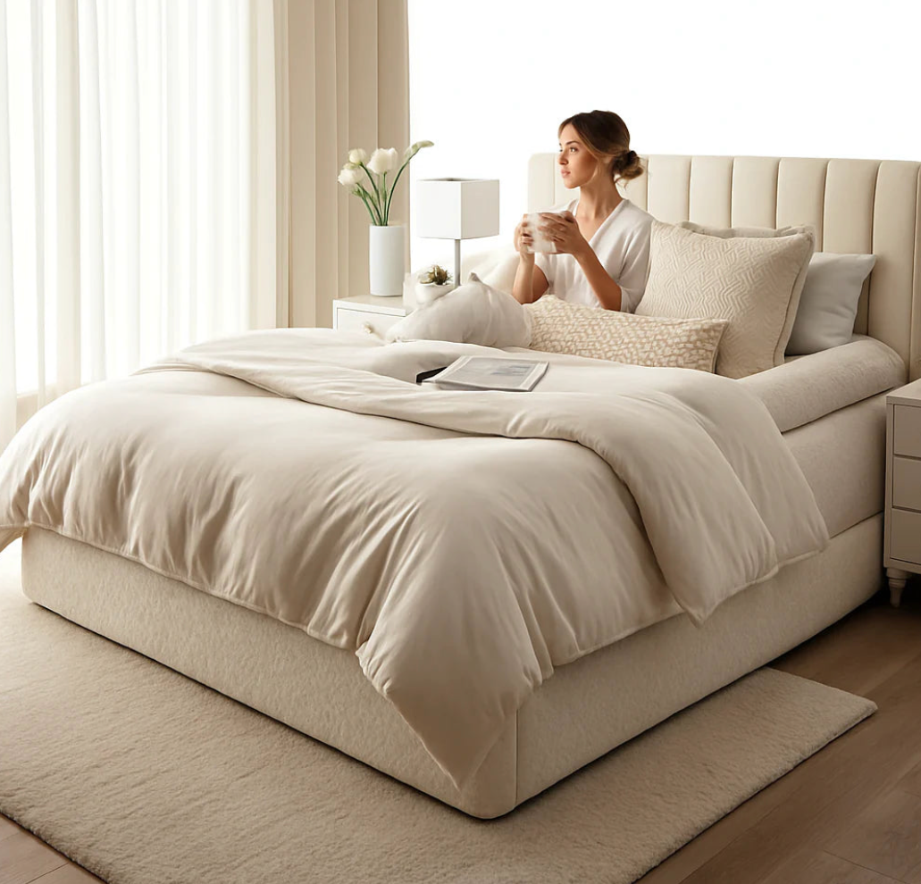 COMFORA™ BORDERED BED SHEET